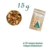 Standbodenbeutel Mini, Kraftpapier, Inhalt 15 g