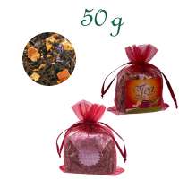 Organzabeutelchen mit Zugband, Inhalt 50 g