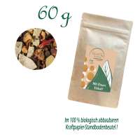 Standbodenbeutel Medium, Kraftpapier, Inhalt 60 g