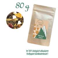 Standbodenbeutel Medium Plus, Kraftpapier, aluminiumfrei, Inhalt 80 g