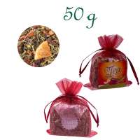 Organzabeutelchen mit Zugband, Inhalt 50 g