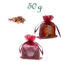 Organzabeutelchen mit Zugband, Inhalt 50 g