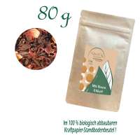 Standbodenbeutel Medium Plus, Kraftpapier, aluminiumfrei, Inhalt 80 g