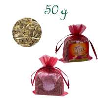 Organzabeutelchen mit Zugband, Inhalt 50 g