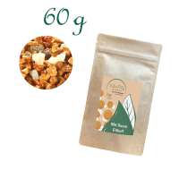 Standbodenbeutel Medium, Kraftpapier, aluminium, Inhalt 60 g