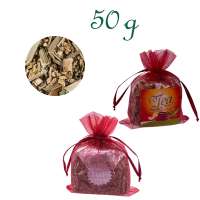 Organzabeutelchen mit Zugband, Inhalt 50 g