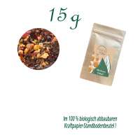 Standbodenbeutel Mini, Kraftpapier, Inhalt 15 g