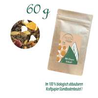Standbodenbeutel Medium, Kraftpapier, Inhalt 60 g