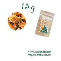 Standbodenbeutel Mini, Kraftpapier, Inhalt 15 g