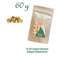 Standbodenbeutel Medium, Kraftpapier, Inhalt 60 g