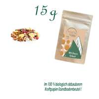 Standbodenbeutel Extra Small, Kraftpapier, Inhalt 15 g